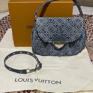 Louis Vuitton Denim Monogram Shoulder Bag
